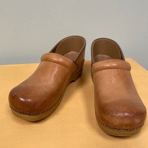 Tan Dansko Clogs